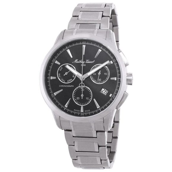 NWT Mathey-Tissot Fashion Men's Quartz Steel Authentic Watch - Picture 1 of 3